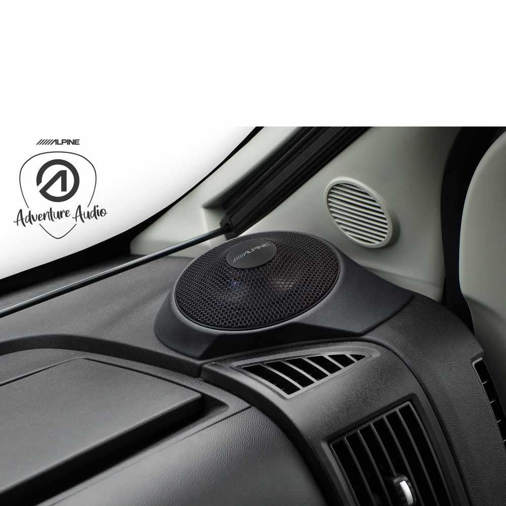 Alpine SPC-R100-DU Full Range 12cm Dash Pod Speakers for Fiat Ducato 3 45w RMS - Image 8