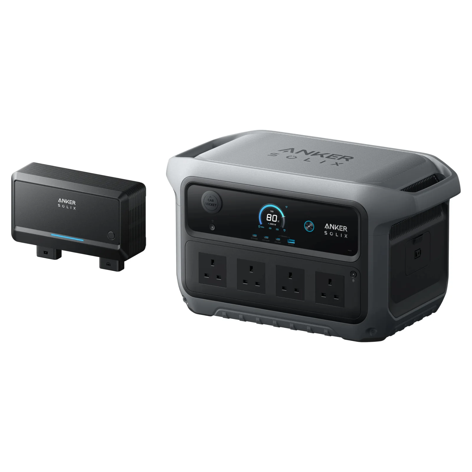 Anker SOLIX C2000 Gen 2 Portable Battery Power Station + Alternator Charger