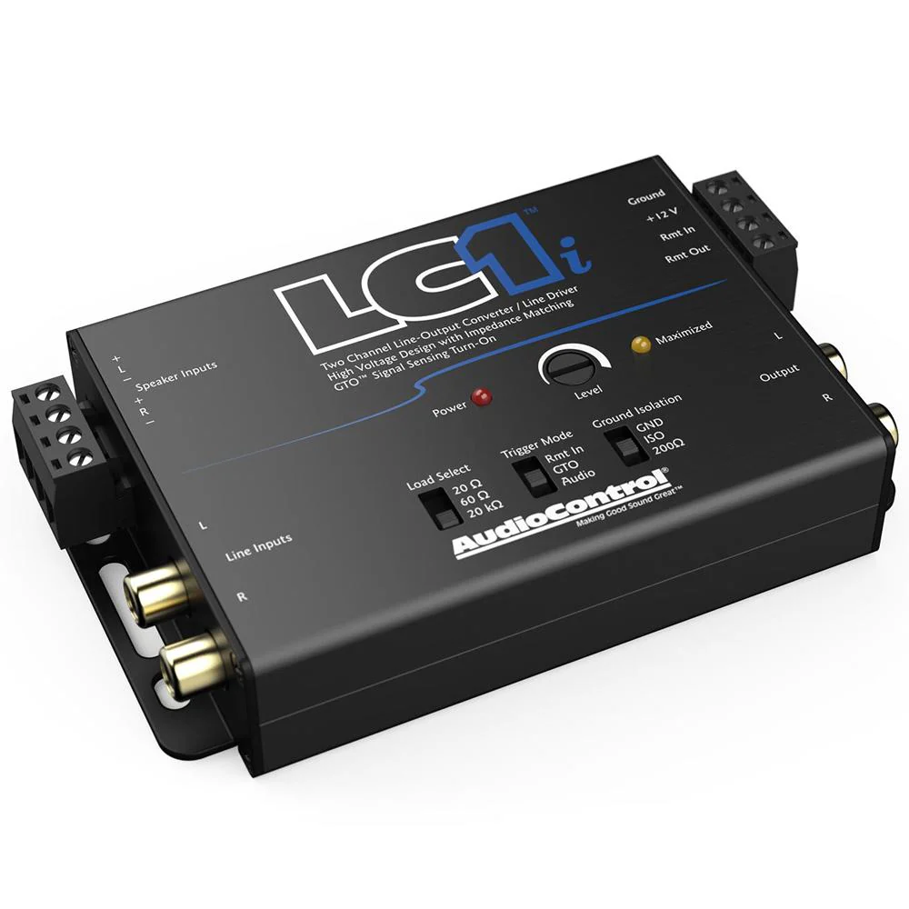 AudioControl LC1i 2 Channel RCA Line Out High to Low Converter with Accubass - Image 2