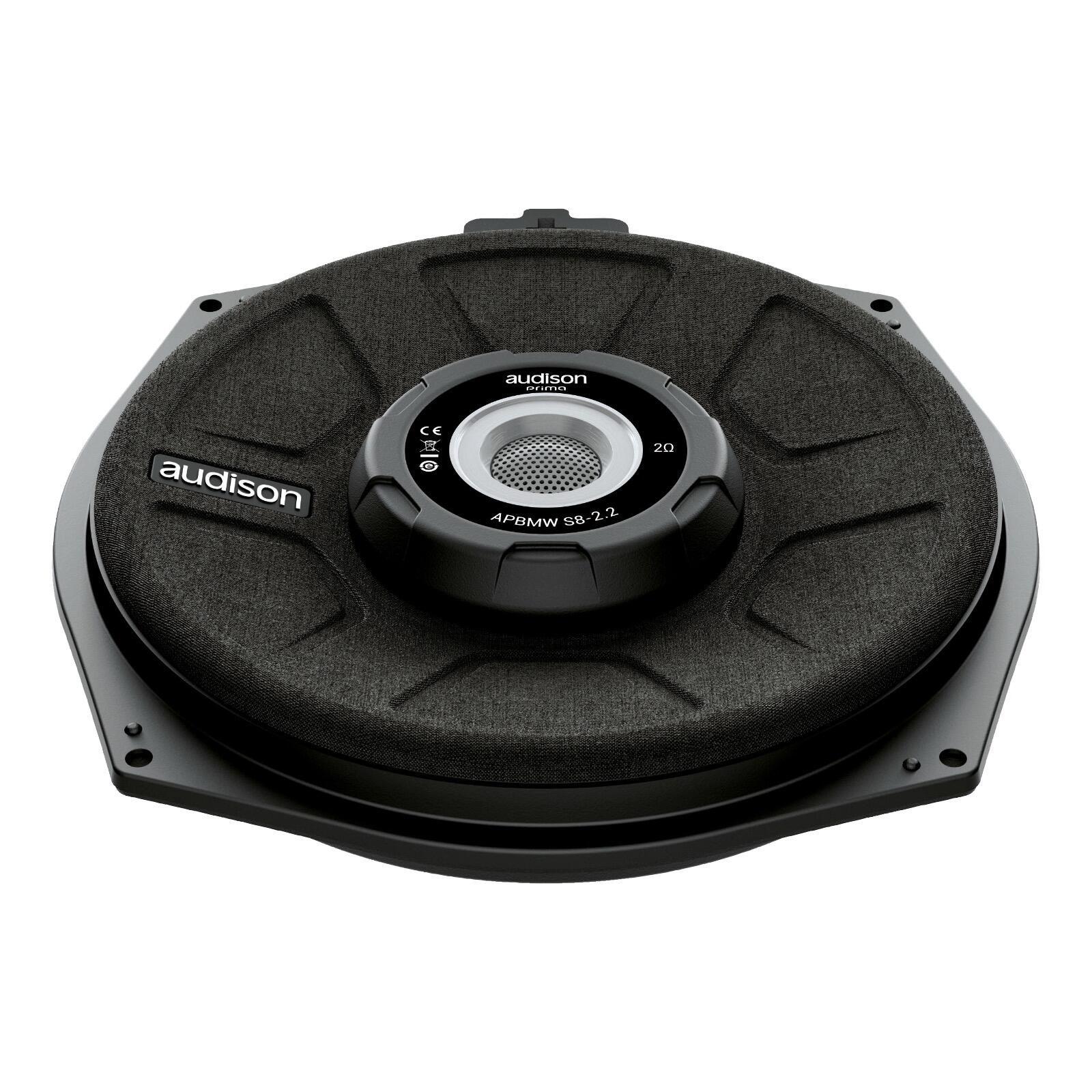 Audison Prima APBMW S8-2.2 Pair 2ohm Plug & Play Under Seat Subwoofers BMW 150w - Image 2