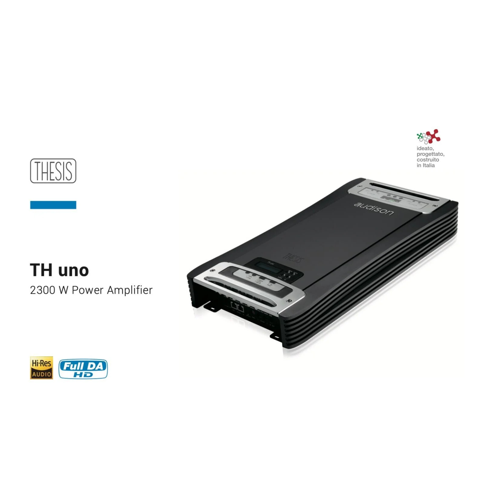 Audison Thesis TH Uno Amplifier Class A 1 Channel Dual Mono Amp 2300w RMS - Image 4