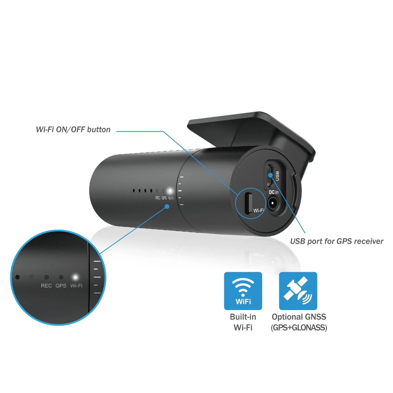 BlackVue Dash Cam DR590X-1CH 32GB Full HD 1080p Starvis Wi-Fi 1 Channel Camera - Image 6