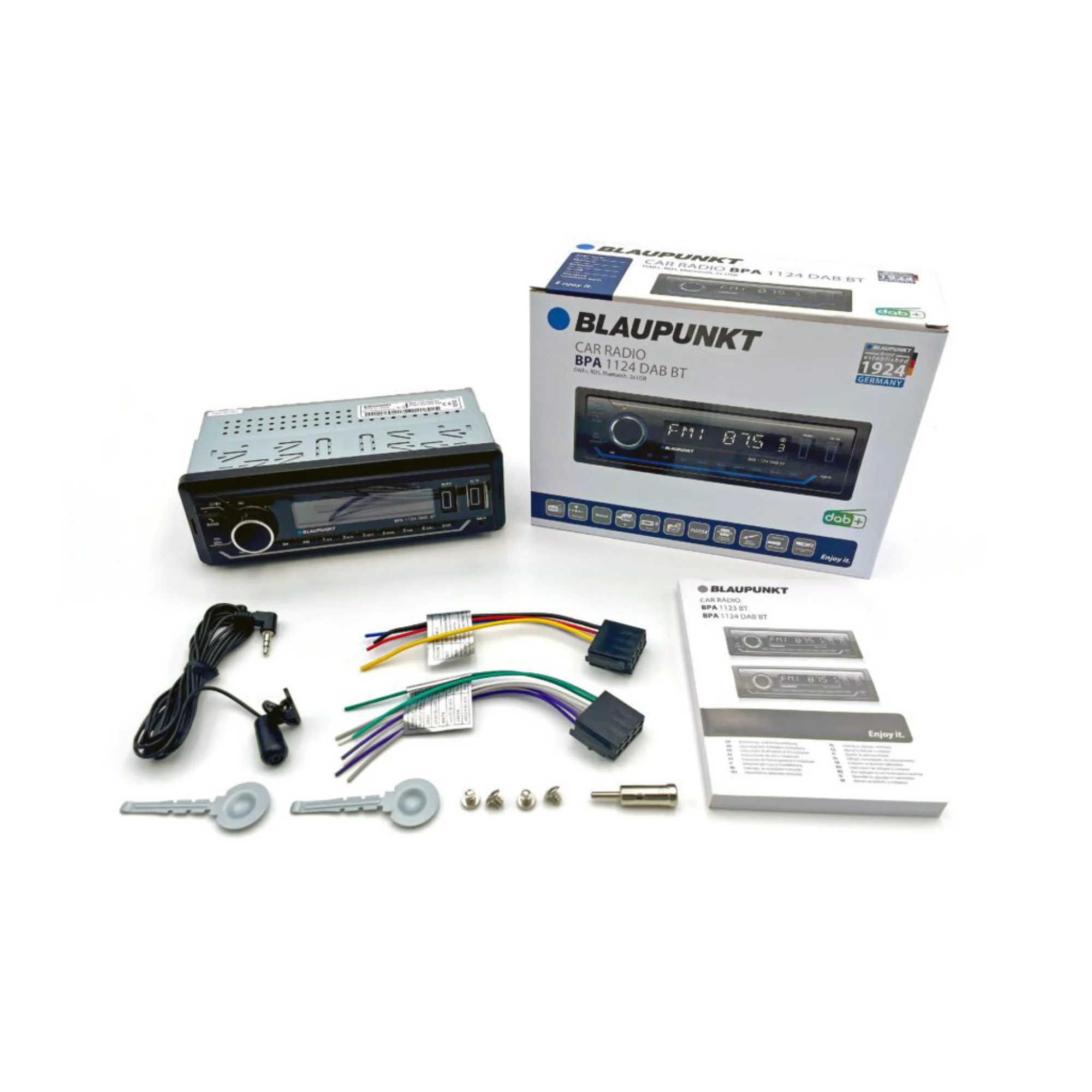 Blaupunkt BPA 1124 DAB BT Car Stereo AUX Dual Front USB Bluetooth DAB Radio - Image 5