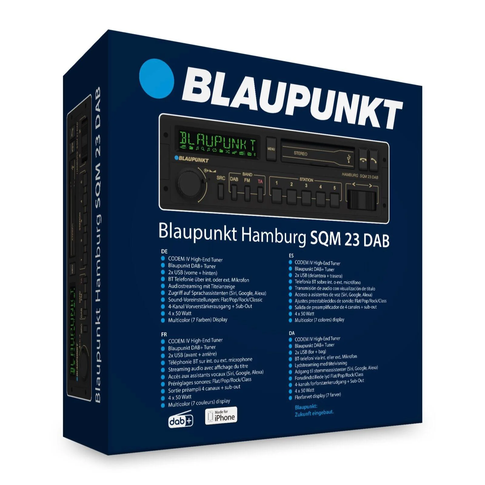 Blaupunkt Hamburg SQM 23 DAB Radio Bluetooth USB Retro Car Stereo 80s Classic - Image 5