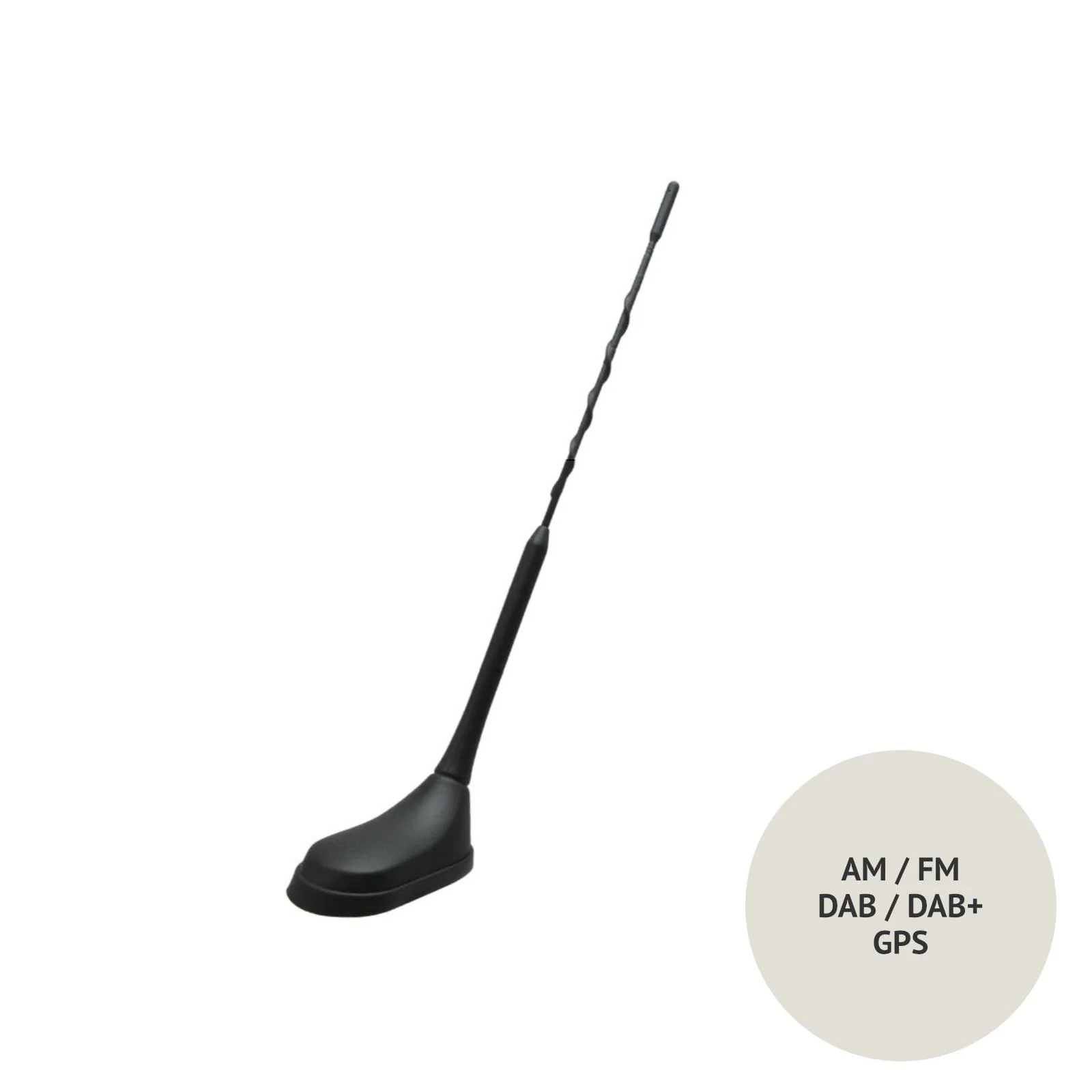 Calearo AM FM & DAB+ GPS Aerial Roof Mount Short Whip Digital Antenna 7677845 - Image 2