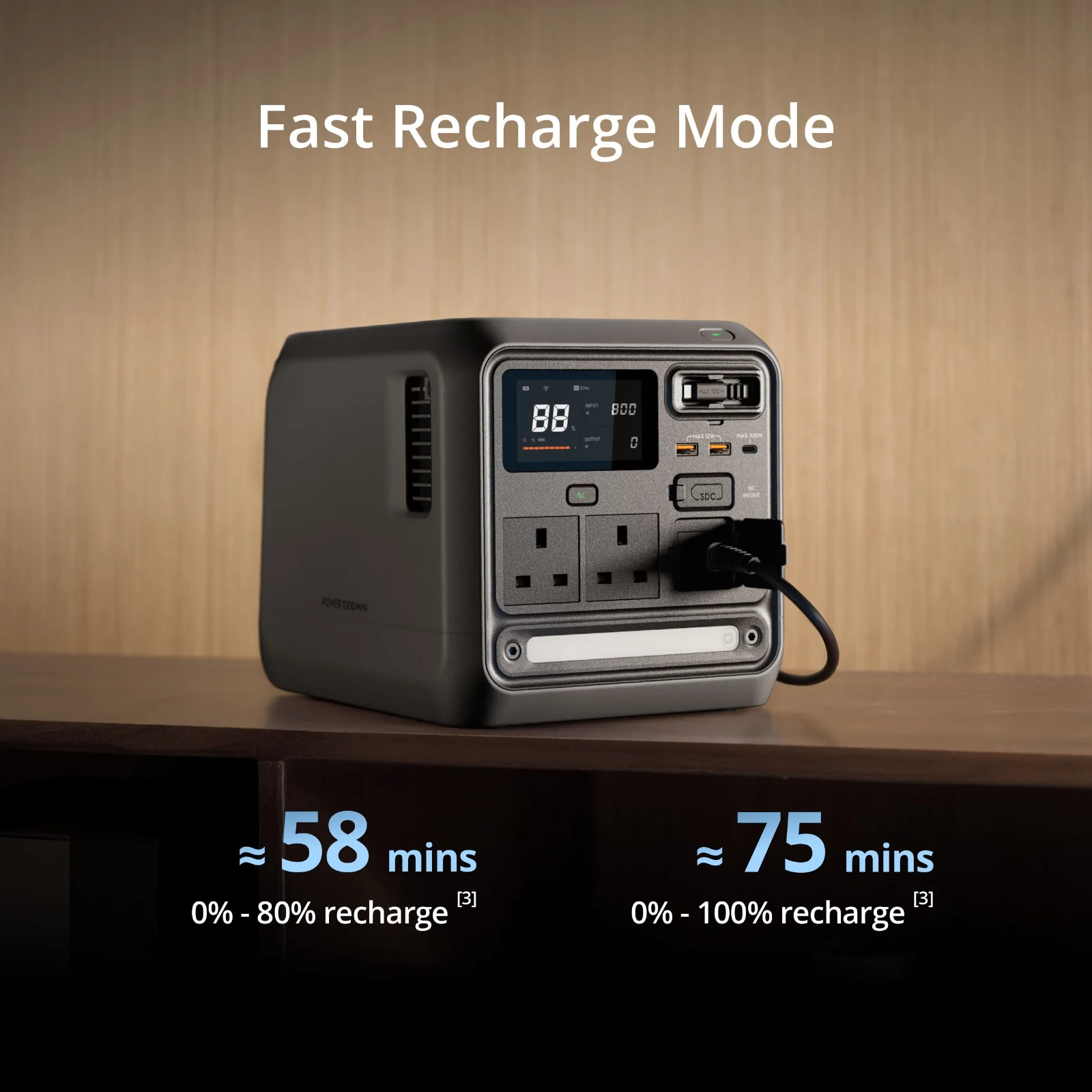 DJI Power 1000 Mini 1000Wh 1000w Ultra Portable Battery Power Station - Image 8