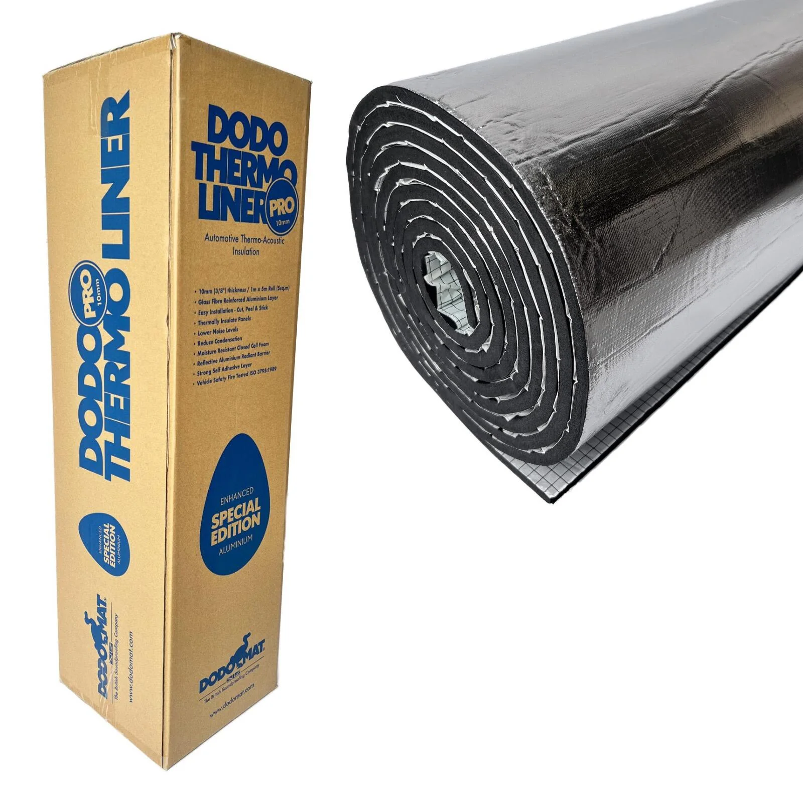 Dodo Thermo Liner Pro 10mm SE Foam Camper Van Insulation 5m Roll Sound Proofing