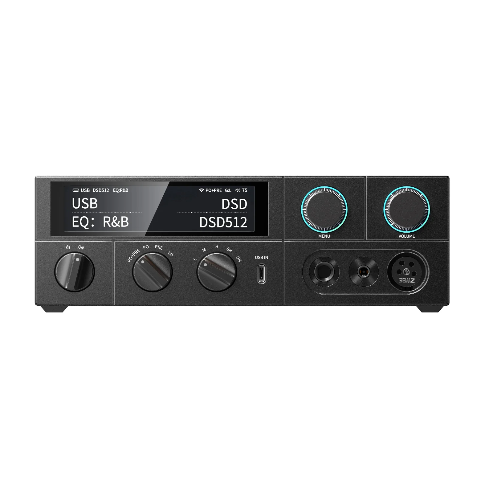 FiiO K15 Desktop DAC and Headphone Amplifier Bluetooth Media Streamer Black