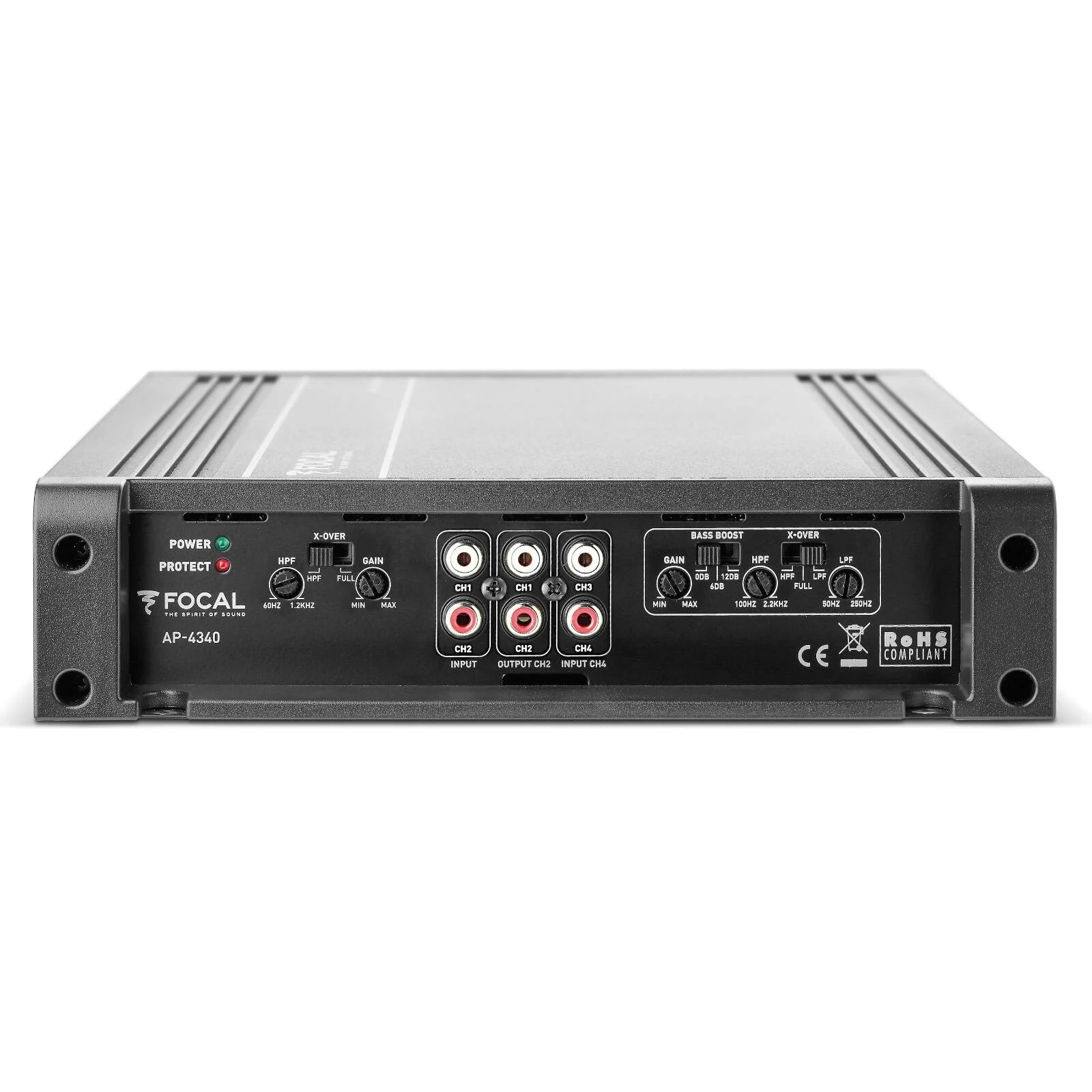 Focal AP 4340 Auditor Series 4 Channel Amp Class A B Car Amplifier 4 x 70w RMS - Image 2
