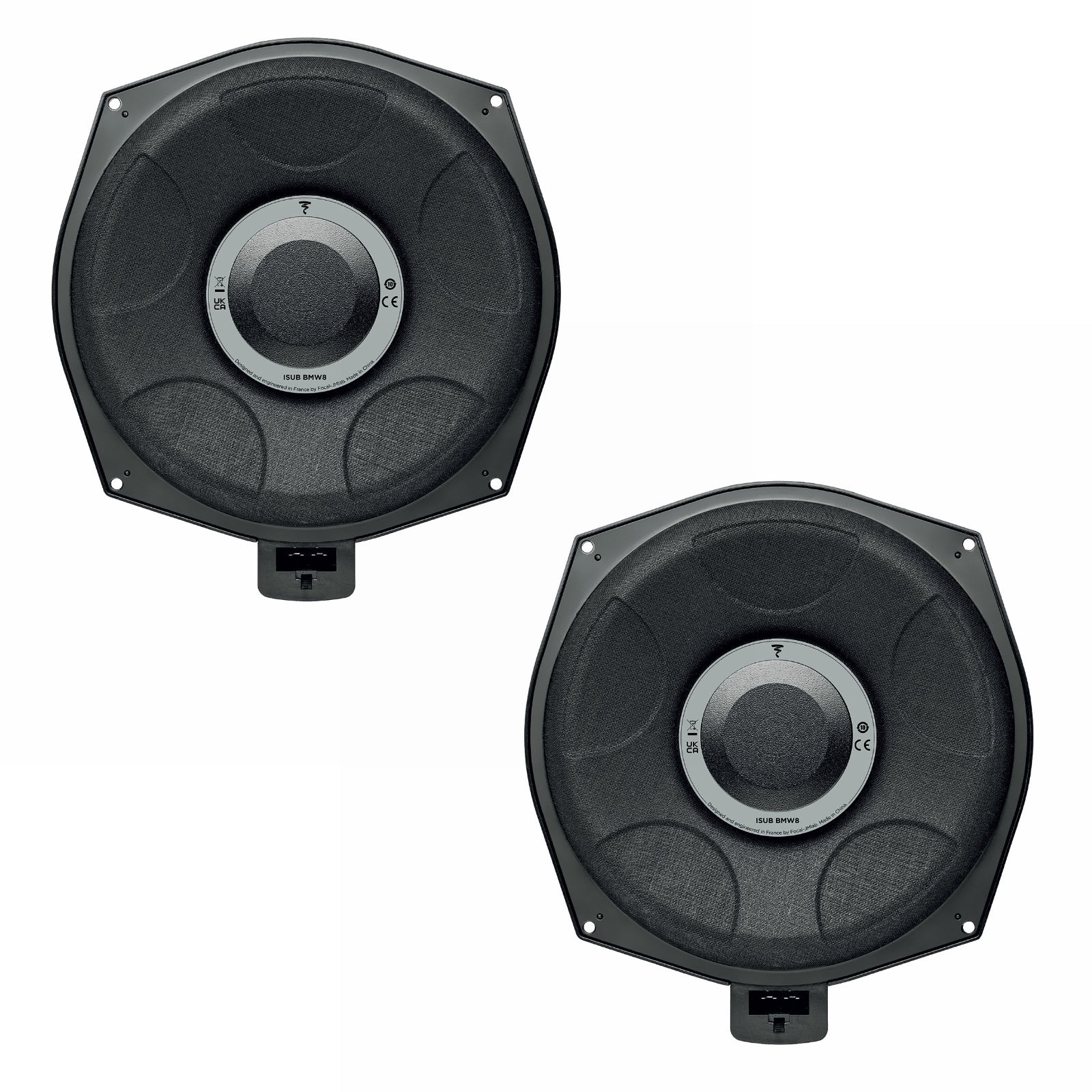 Focal ISUB BMW 8 Inside Series Direct Fit Sub Under Seat Subwoofers 8ohm