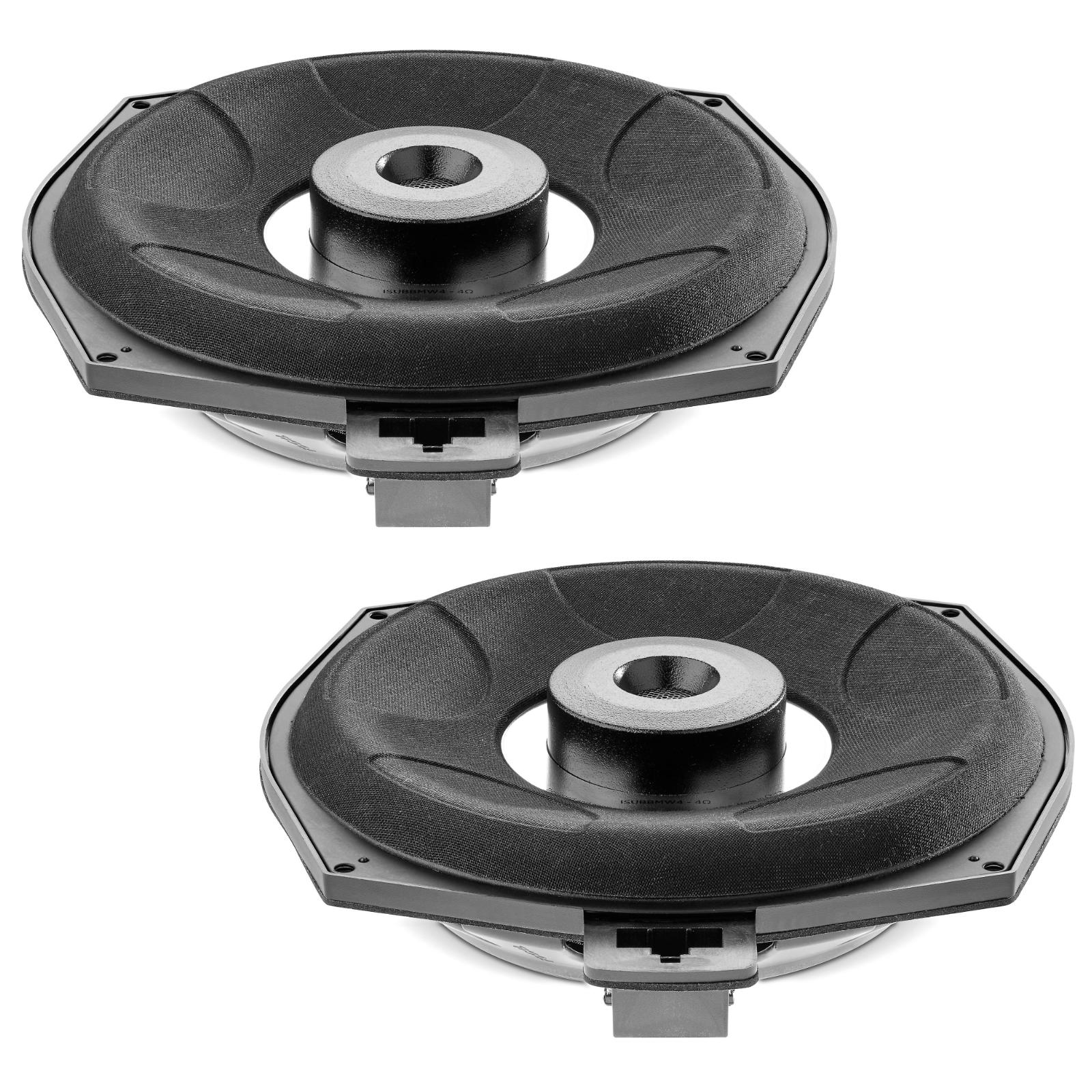 Focal ISUB BMW Inside Series Direct Fit Subs Under Seat Subwoofers 4ohm