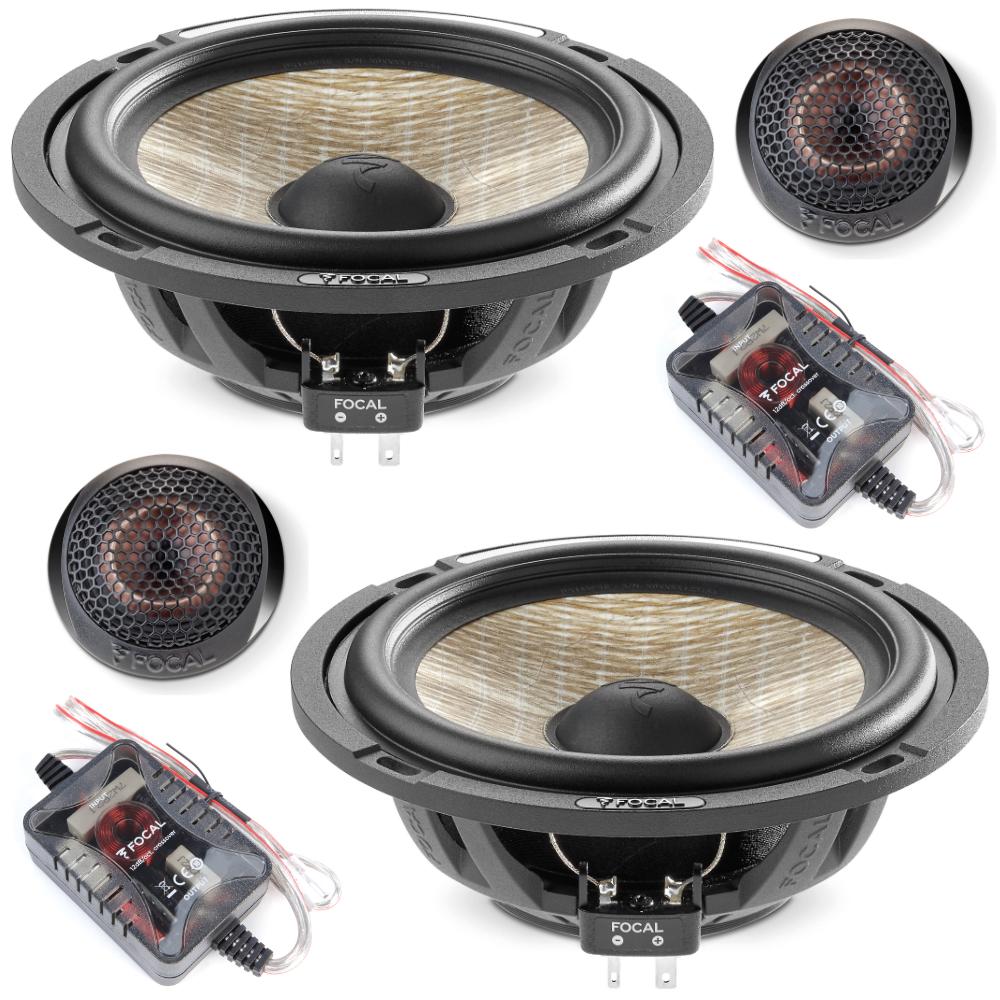 Focal PS165FSE Flax Evo Series 6.5" Shallow Mount Car Door Component Speakers