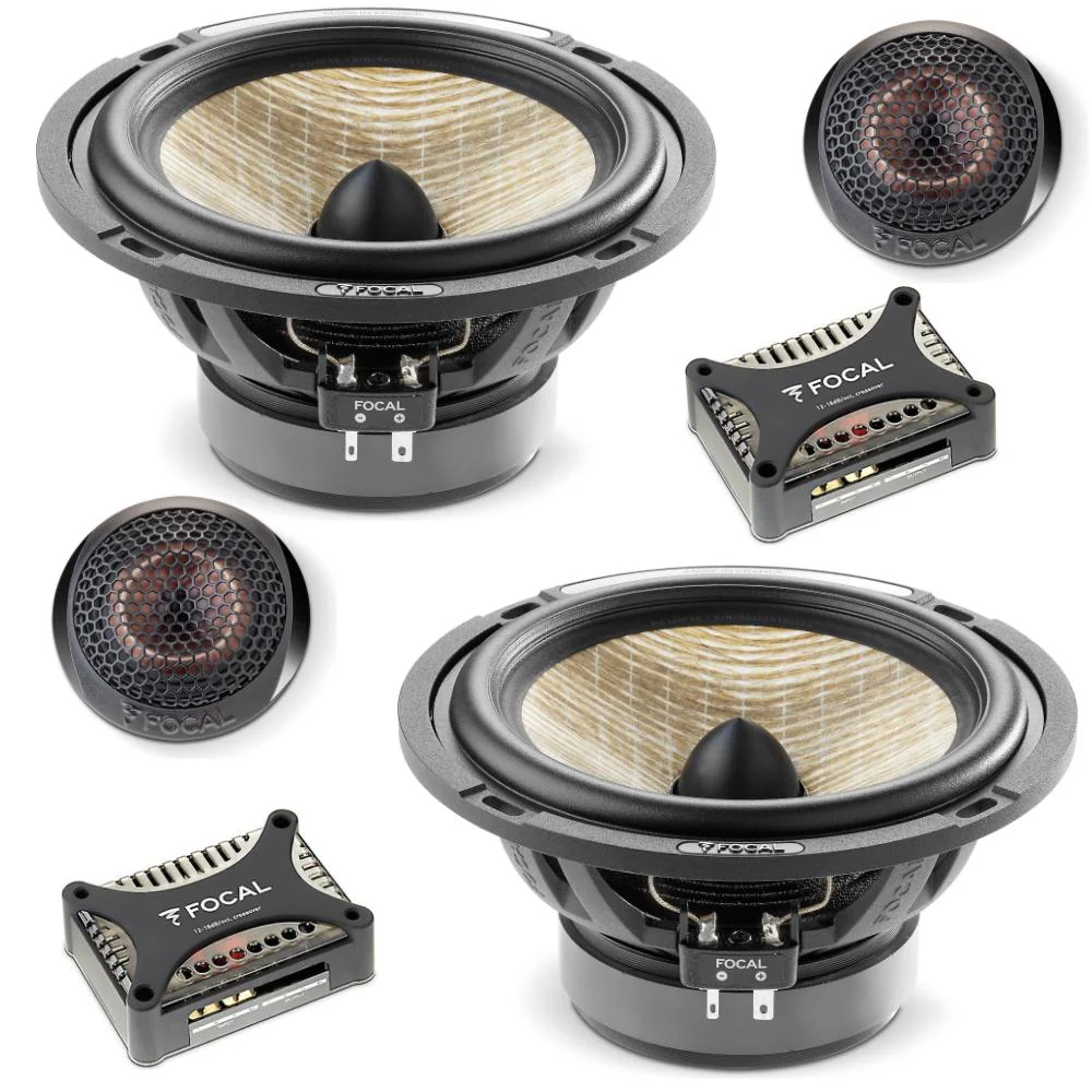 Focal PS165FXE Flax Evo Series Expert 2 Way 6.5" Car Door Component Speakers 80w