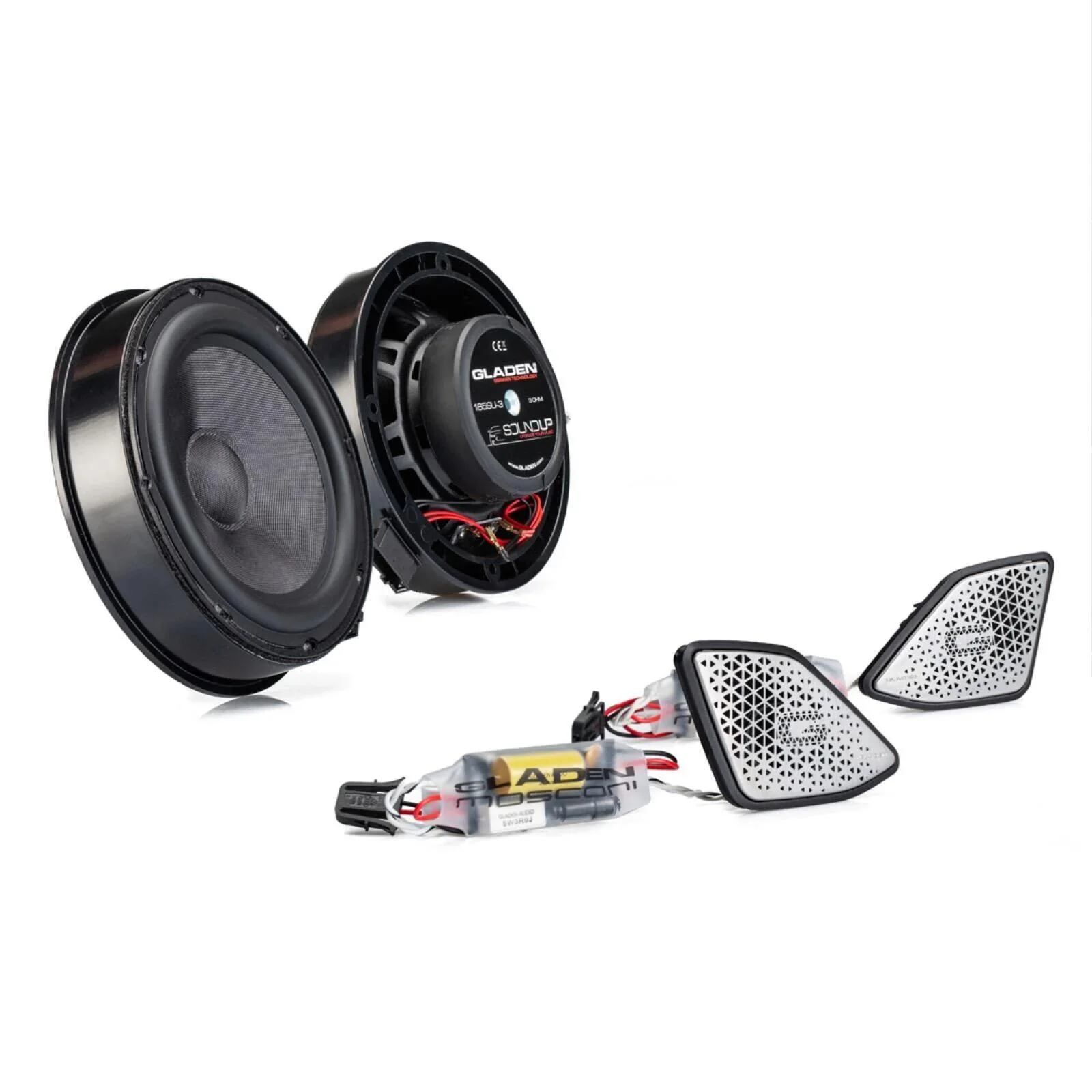 Gladen Sound Up Kit Speakers, Sub & DSP Amp for Volkswagen Transporter T6.1 - Image 5