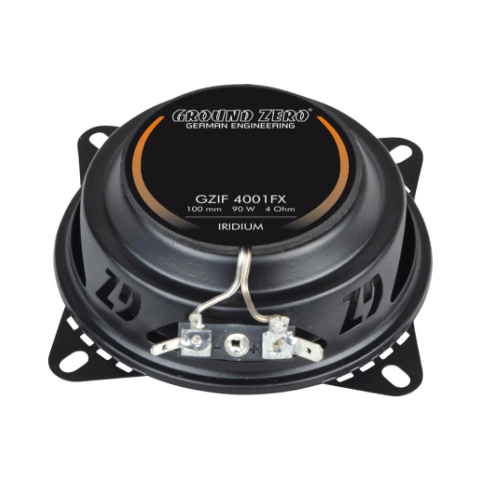 Ground Zero Iridium GZIF 4001FX 10cm 2 Way Shallow Depth Mount Speakers 50w RMS - Image 4