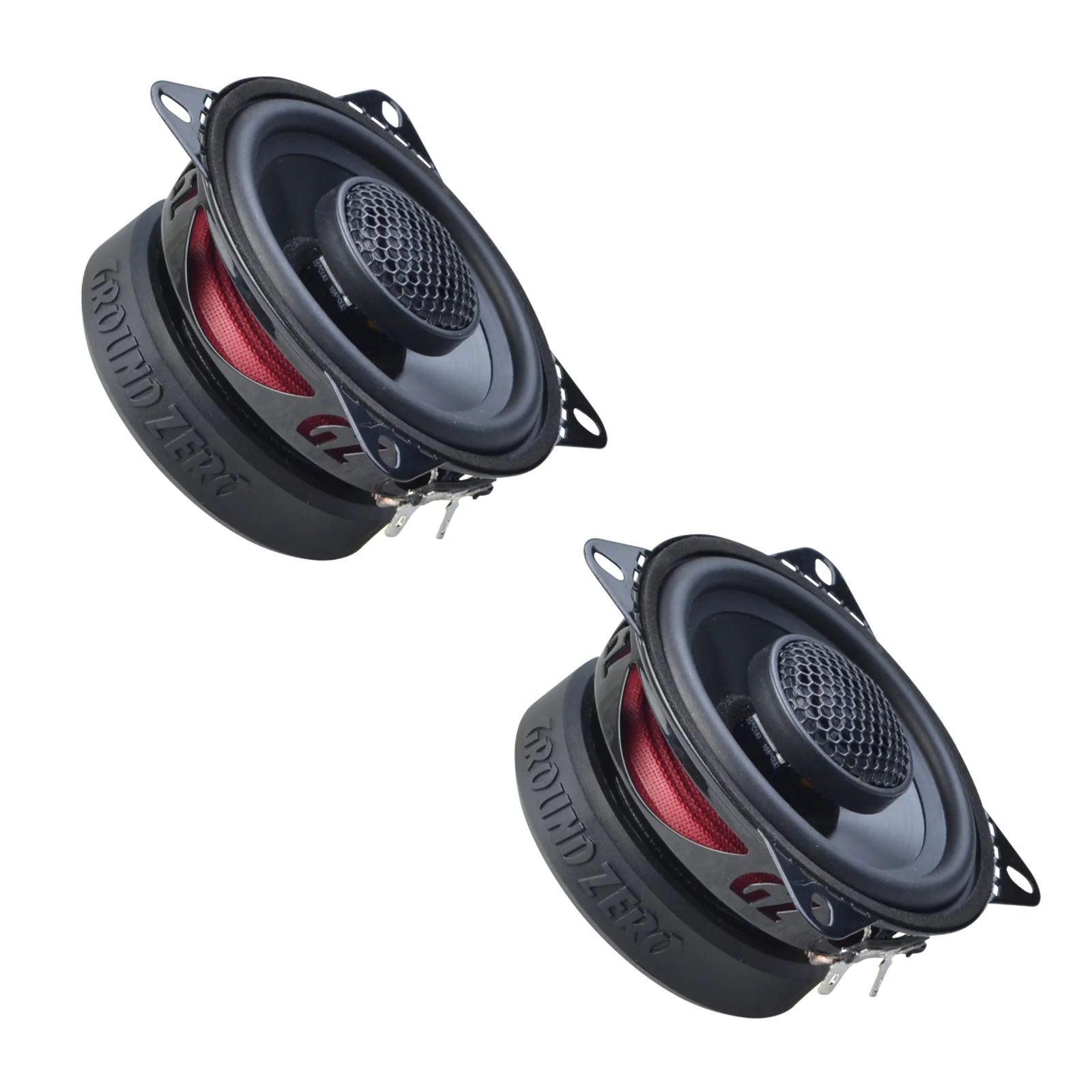 Ground Zero Radioactive GZRF 4.0SQX 4 Inch 2 Way Coaxial Speaker System 70w RMS