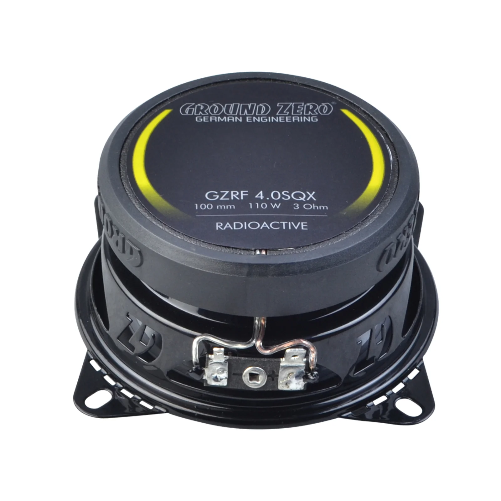 Ground Zero Radioactive GZRF 4.0SQX 4 Inch 2 Way Coaxial Speaker System 70w RMS - Image 5