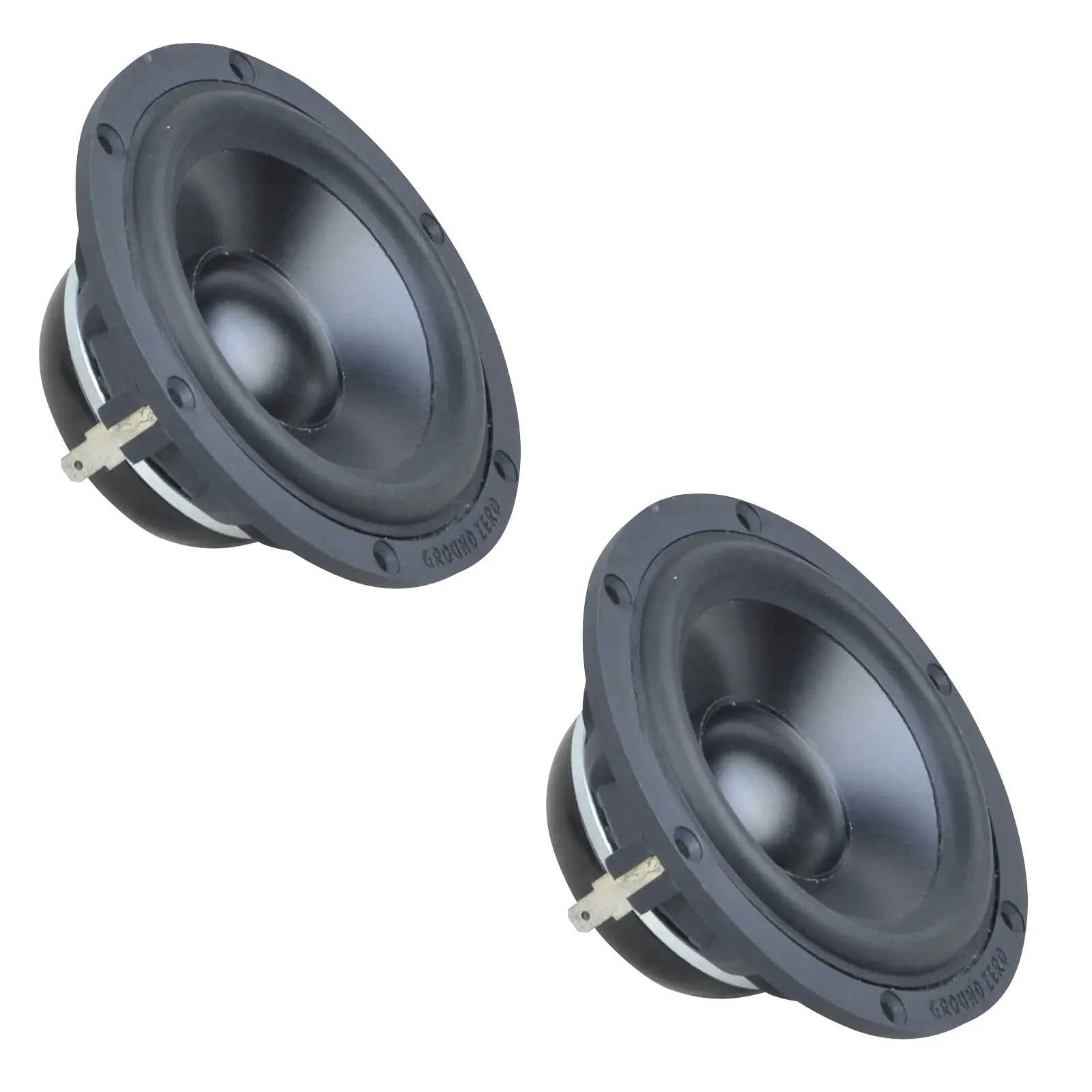 Ground Zero Radioactive GZRM 80SQ 3.15 Inch 80mm Midrange Speakers 50w RMS