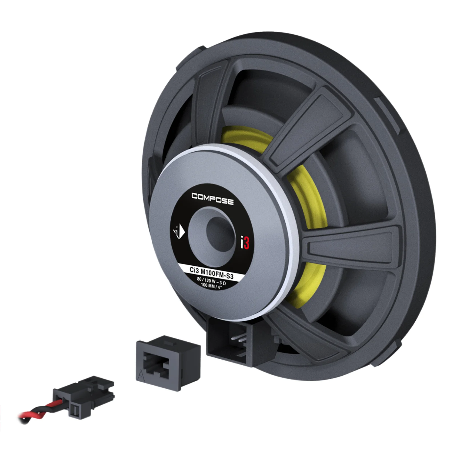 Helix Compose i3 Ci3 M100FM-S3 Midrange 4 Inch 10cm FlexMount Speakers 80w RMS - Image 3