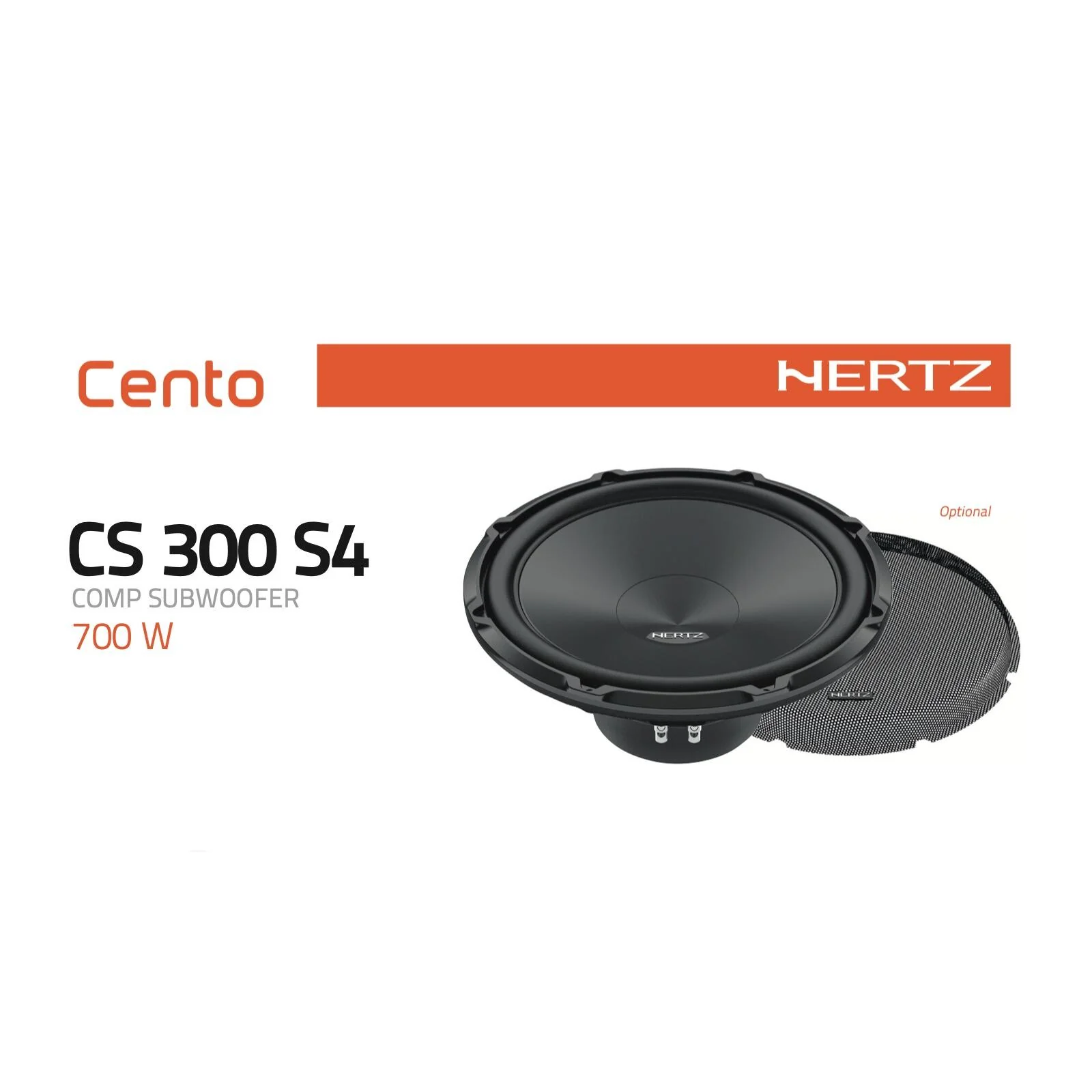 Hertz Cento CS 300 S4 Sub 12 Inch 30cm 300mm Car Subwoofer 4ohm 350w RMS - Image 4
