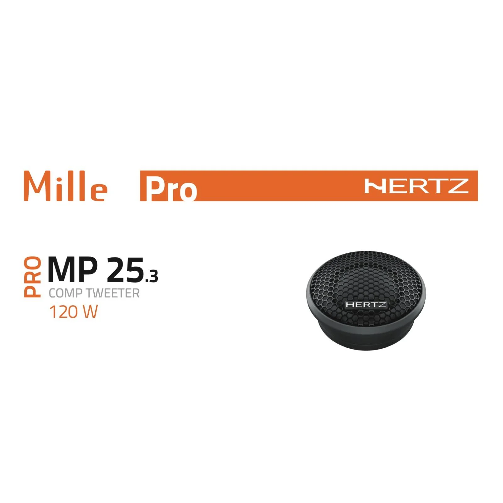 Hertz Mille Pro MP 25.3 Car Audio Tetolon Dome 25mm Tweeters 120w Peak Pair - Image 6