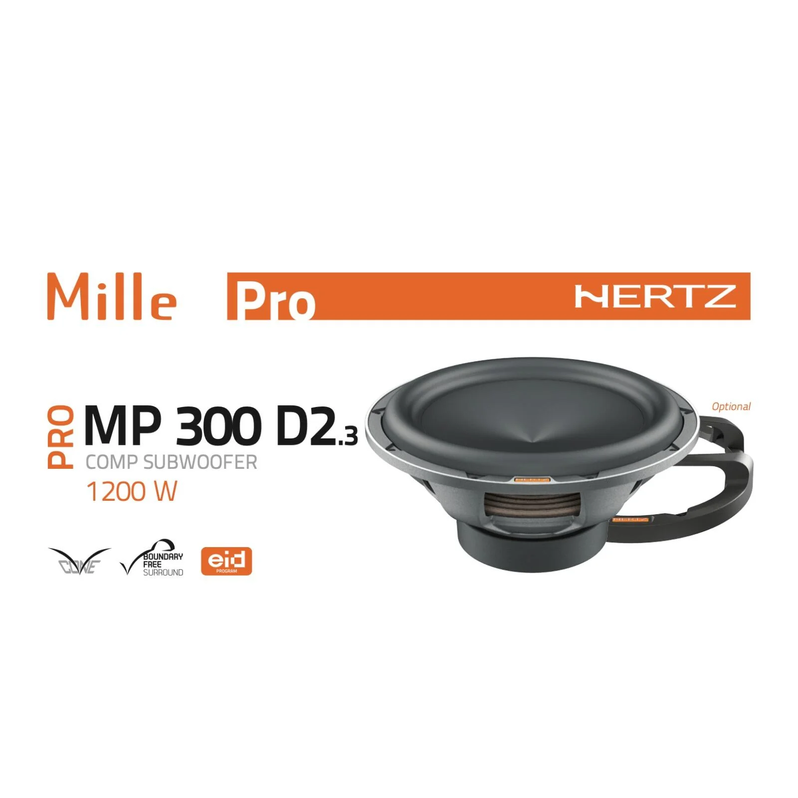 Hertz Mille Pro MP 300 D2.3 12 Inch Dual Voice Coil Car Subwoofer Sub 2ohms 600w - Image 4