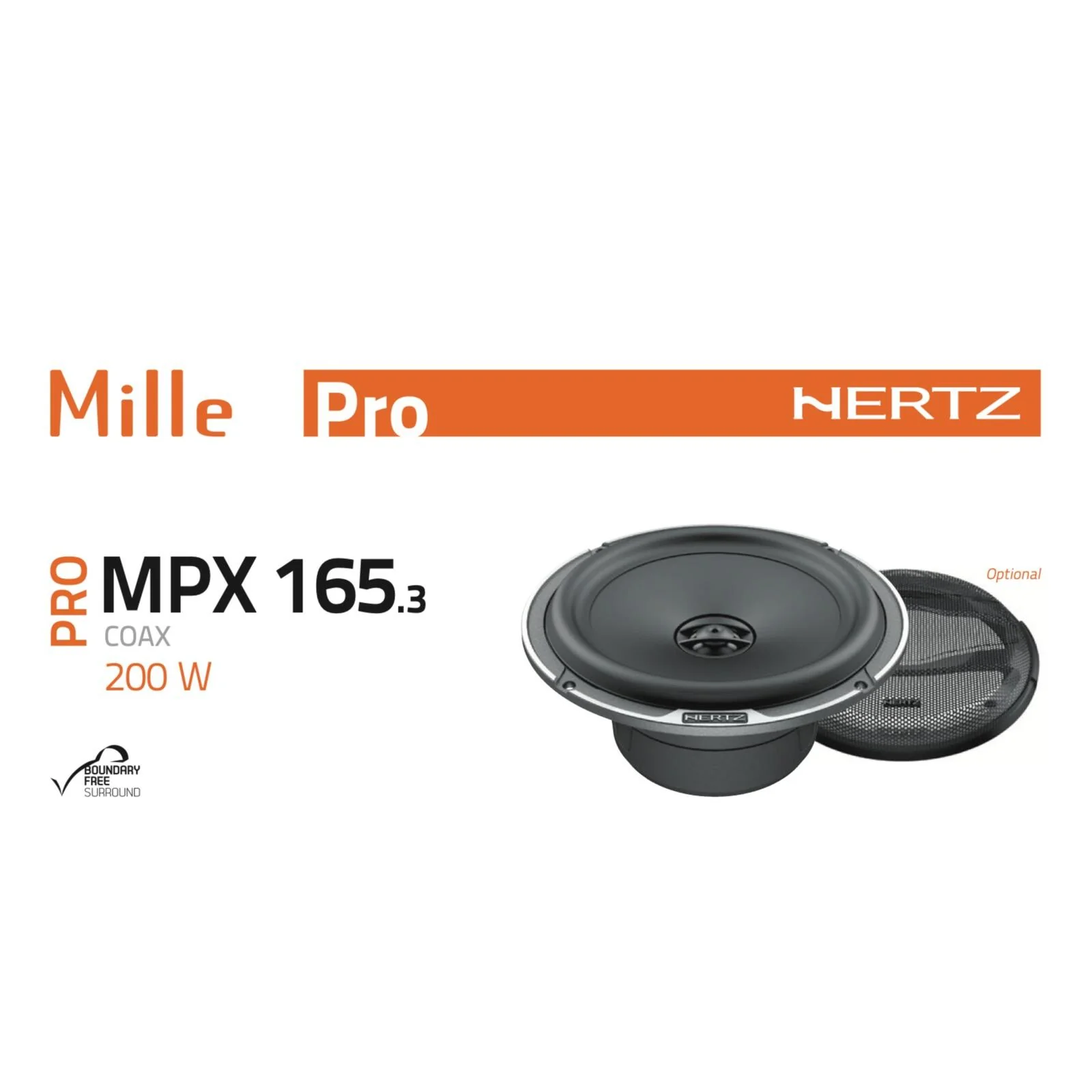 Hertz Mille Pro MPX 165.3 6.5" 16.5cm Car 2 Way Coaxial Speakers 100w RMS Pair - Image 6
