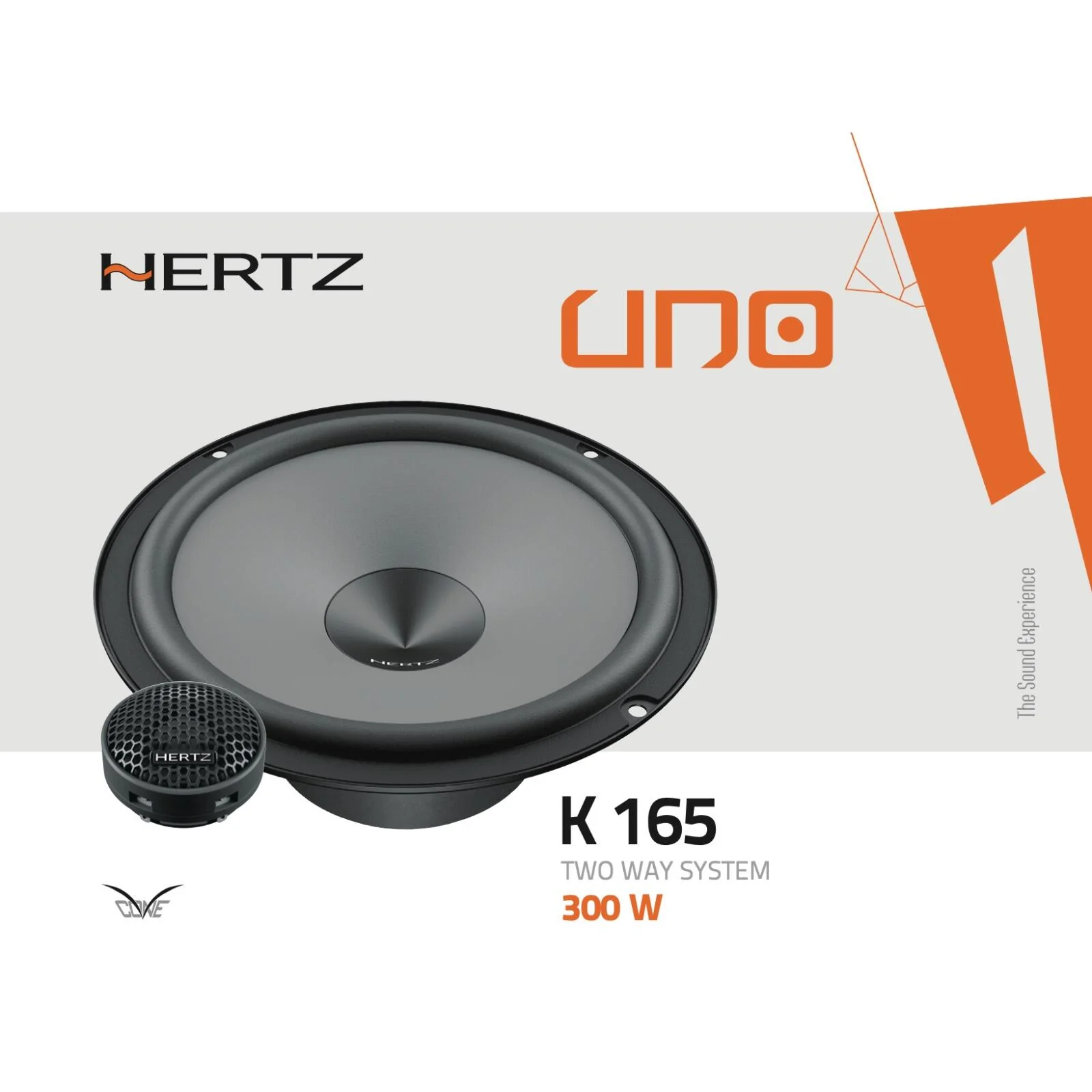 Hertz UNO K 165 6.5" 16.5cm 2 Way Car Van Door Component Speakers 75w RMS Pair - Image 4