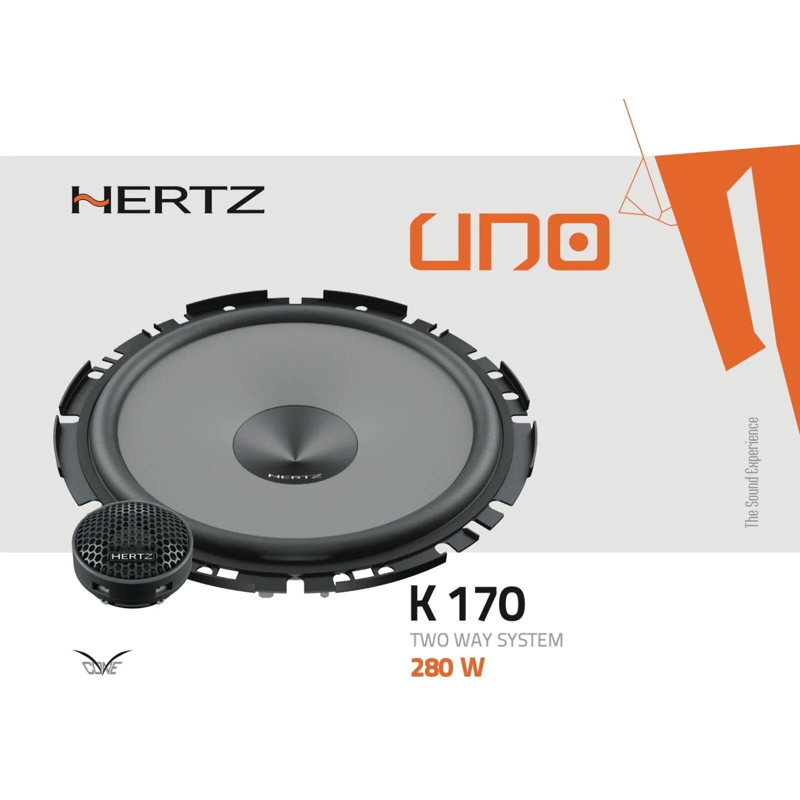 Hertz UNO K 170 6.7" 16.7cm 2 Way Car Van Door Component Speakers 70w RMS Pair - Image 4