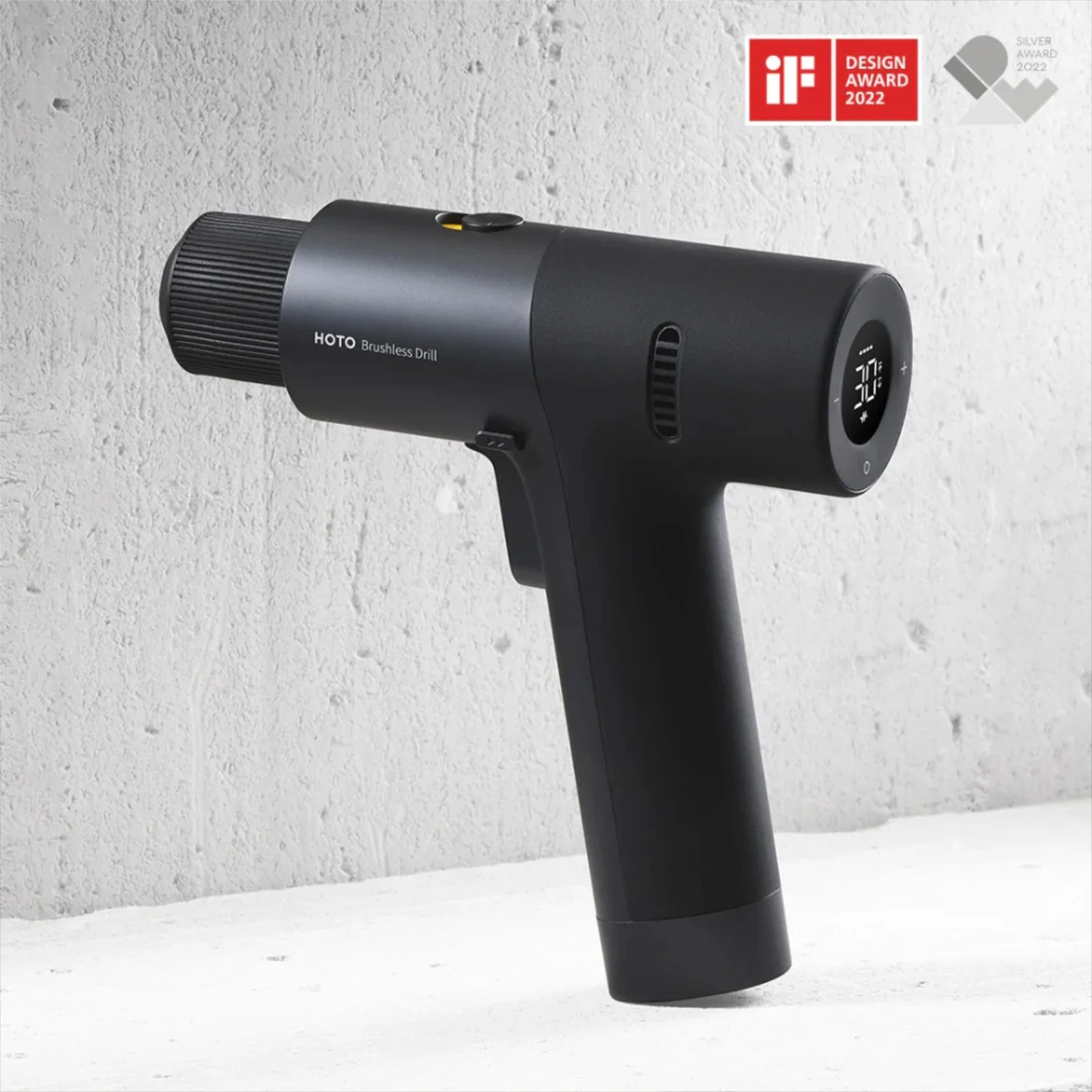 Hoto Cordless Brushless Electric Drill Screw Driver LED Display 2000mAh Battery - Image 5