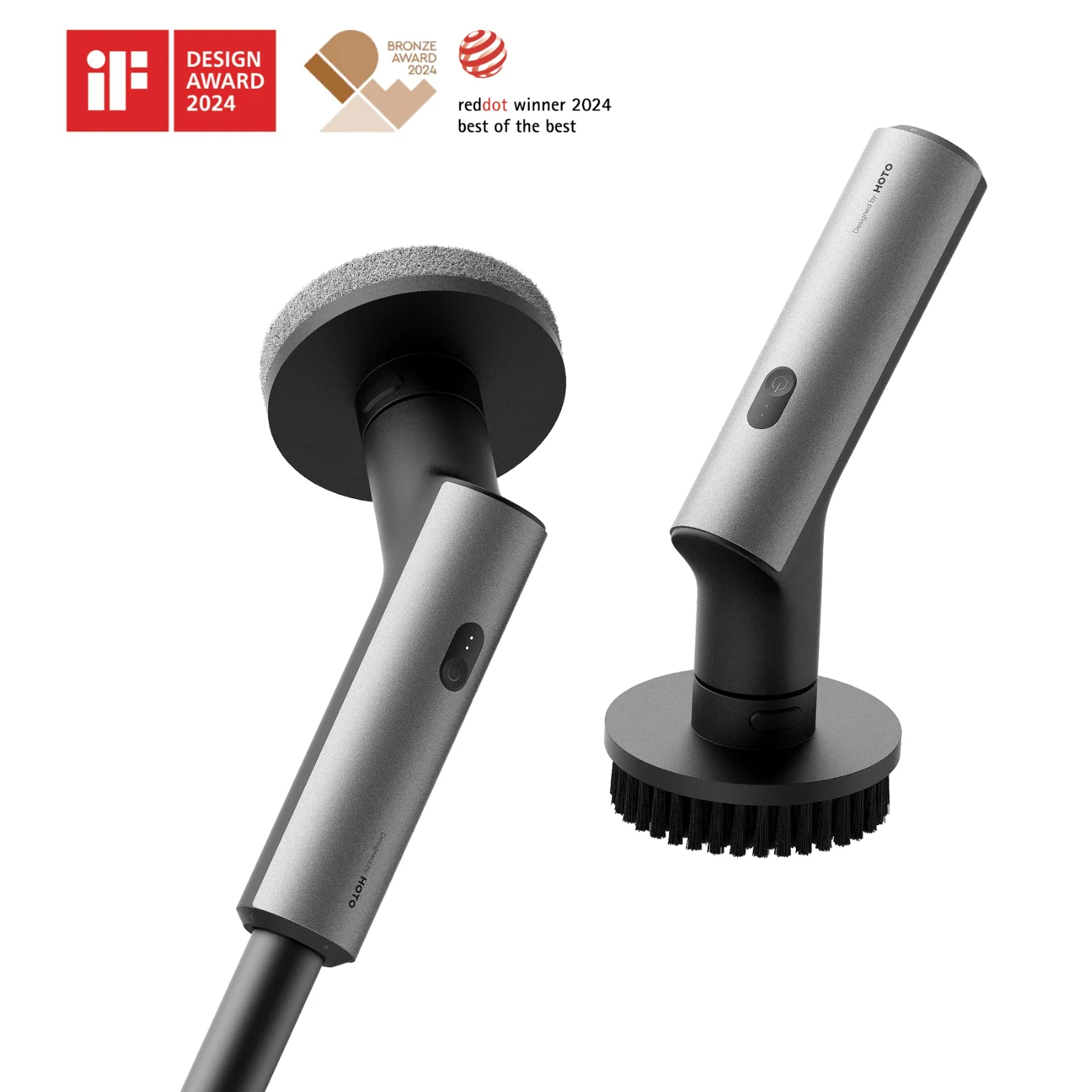 Hoto Electric Spin Scrubber Cordless Power Cleaning Brush Dual Speed IPX7 - Image 8