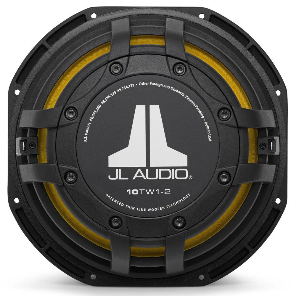 JL Audio 10TW1-2 10 Inch Sub TW1 Series Shallow Mount Subwoofer 2 ohm 300w RMS - Image 6