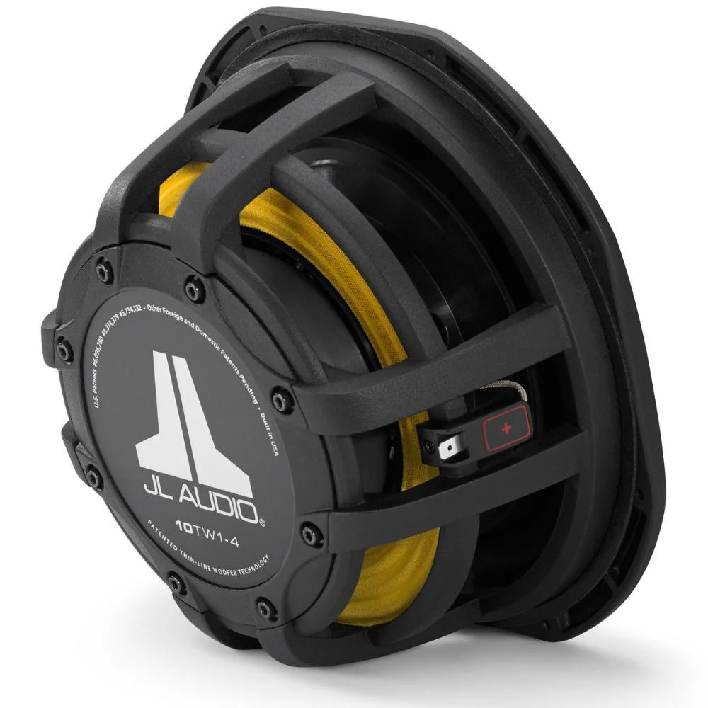 JL Audio 10TW1-4 10 Inch Sub TW1 Series Shallow Mount Subwoofer 4 ohm 300w RMS - Image 4