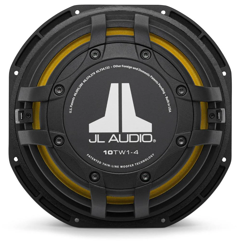 JL Audio 10TW1-4 10 Inch Sub TW1 Series Shallow Mount Subwoofer 4 ohm 300w RMS - Image 6