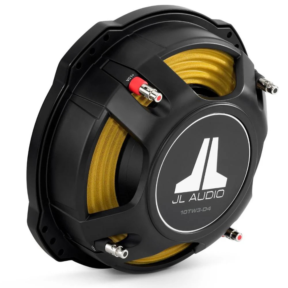 JL Audio 10TW3-D4 10 Inch TW3 Series Shallow Mount Subwoofer Dual 4 ohm 400w RMS - Image 2