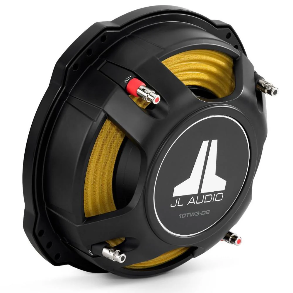 JL Audio 10TW3-D8 10 Inch TW3 Series Shallow Mount Subwoofer Dual 8 ohm 400w RMS - Image 2