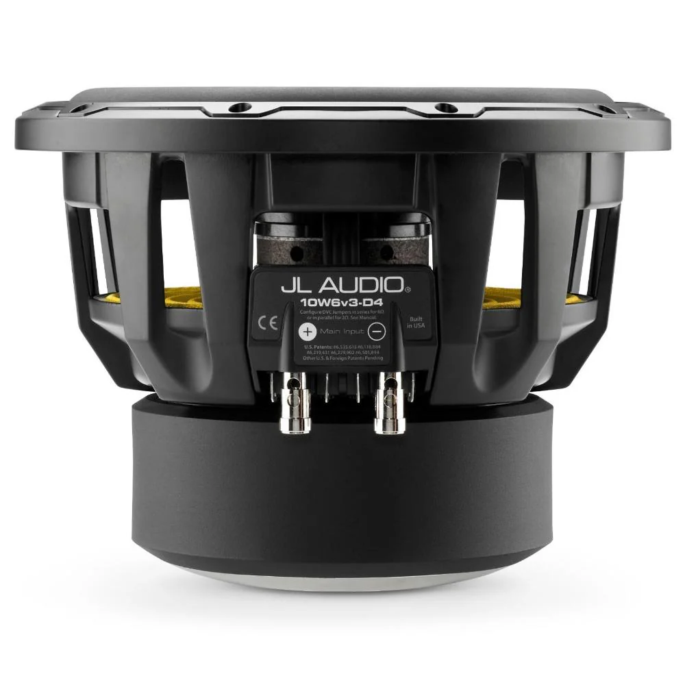 JL Audio 10W6V3-D4 W6 Series 10 Inch 25cm Dual 4 ohm Car Sub Subwoofer 600w RMS - Image 3