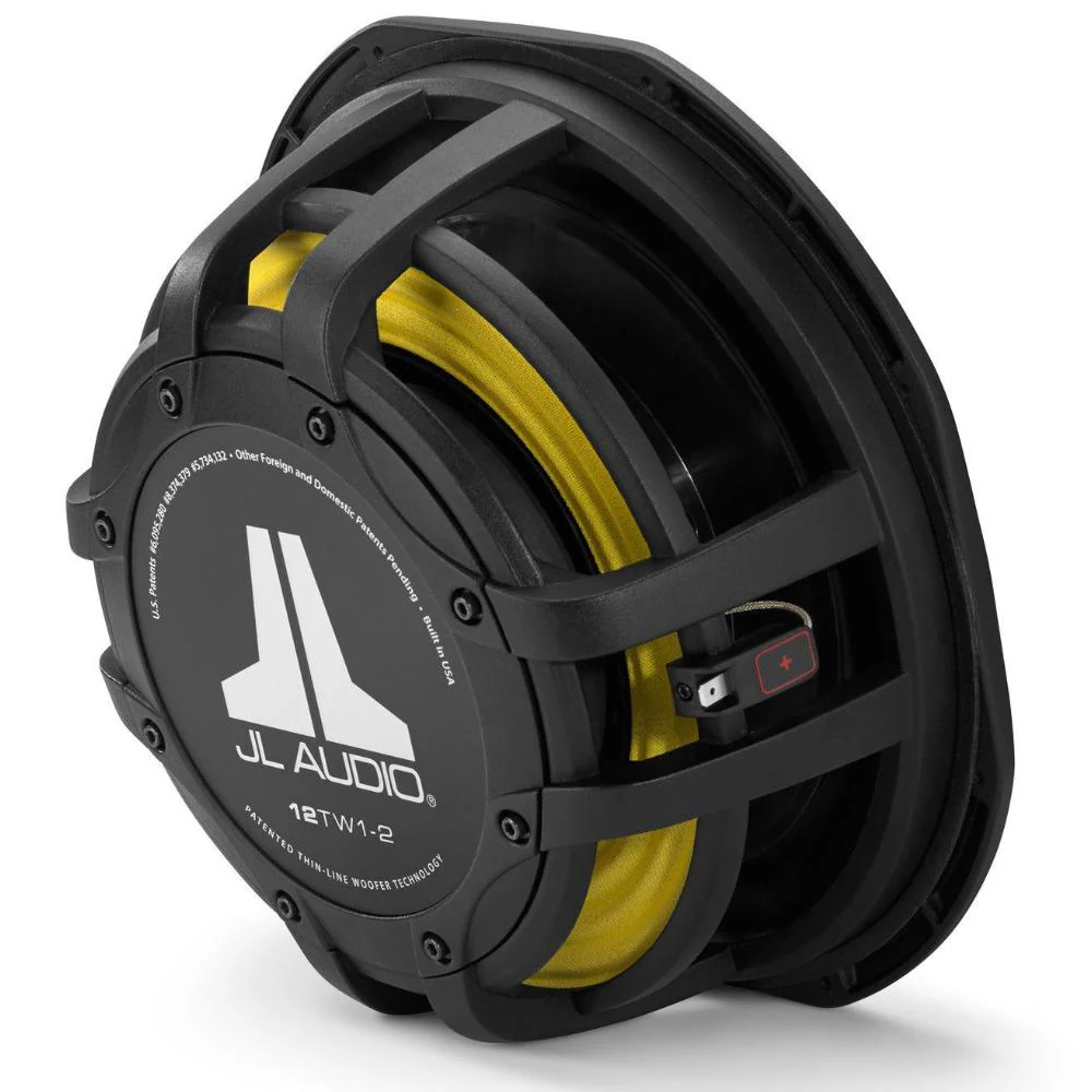 JL Audio 12TW1-2 12 Inch Sub TW1 Series Shallow Mount Subwoofer 2 ohm 300w RMS - Image 4