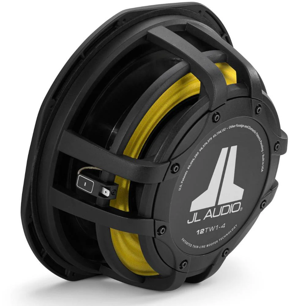 JL Audio 12TW1-4 12 Inch Sub TW1 Series Shallow Mount Subwoofer 4 ohm 300w RMS - Image 5