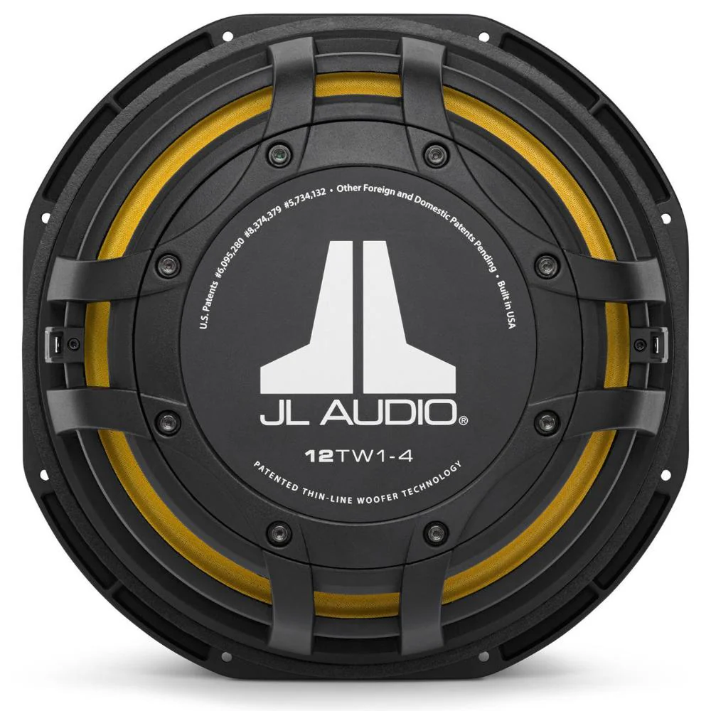 JL Audio 12TW1-4 12 Inch Sub TW1 Series Shallow Mount Subwoofer 4 ohm 300w RMS - Image 6