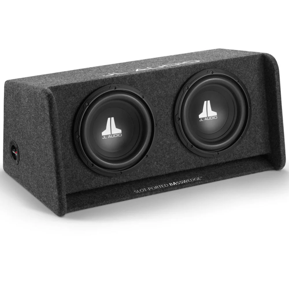 JL Audio CP210-W0v3 10" 25cm Dual 10W0v3 BassWedge Ported Subwoofer 600w RMS - Image 2