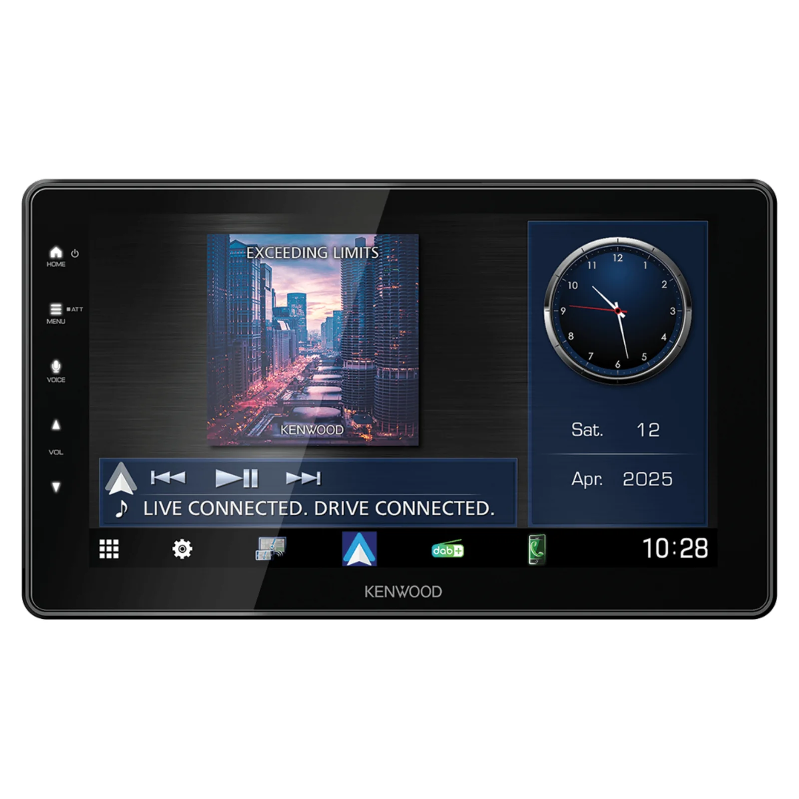 Kenwood DMX-F920DS 9 Inch Car Stereo Wireless Apple CarPlay DAB Radio Bluetooth - Image 3