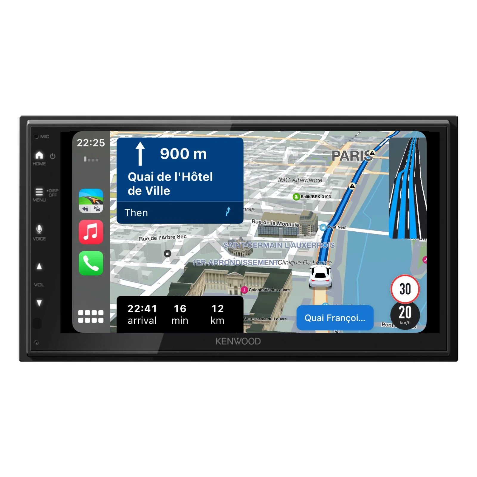 Kenwood DMX6523DABS Camper Motorhome Sygic Sat Nav Android Apple CarPlay Stereo