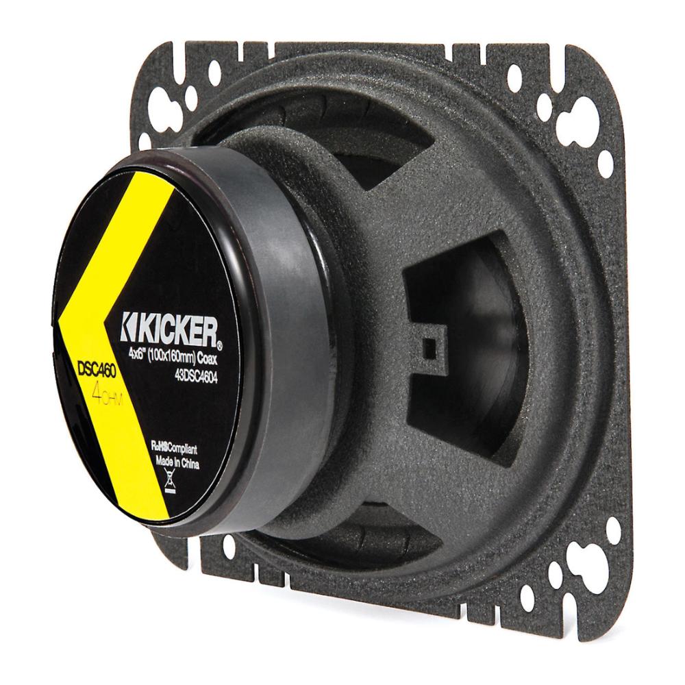 Kicker 43DSC4604 DS Series 4x6" 2 Way Car Door Shelf Coaxial Speakers 30w RMS - Image 5