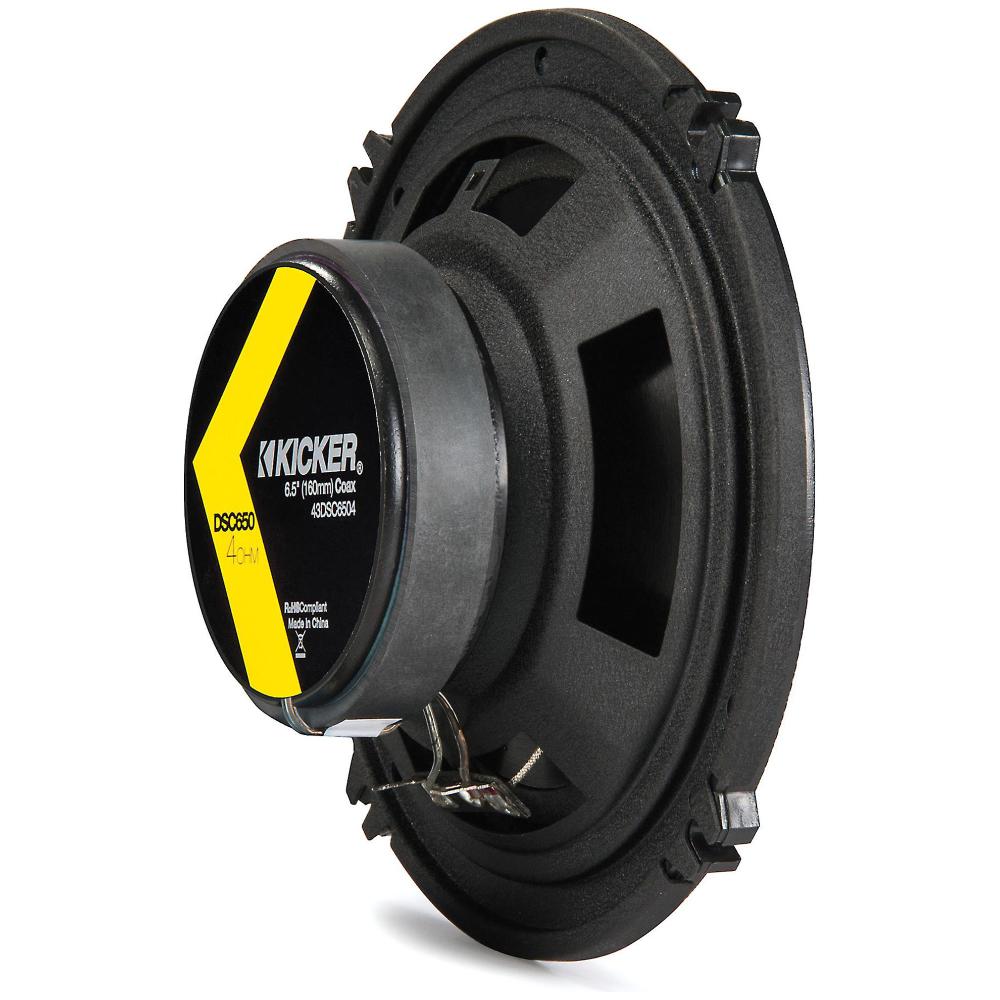 Kicker 43DSC6504 DS Series 6.5" 16.5cm 2 Way Car Door Coaxial Speakers 60w RMS - Image 6