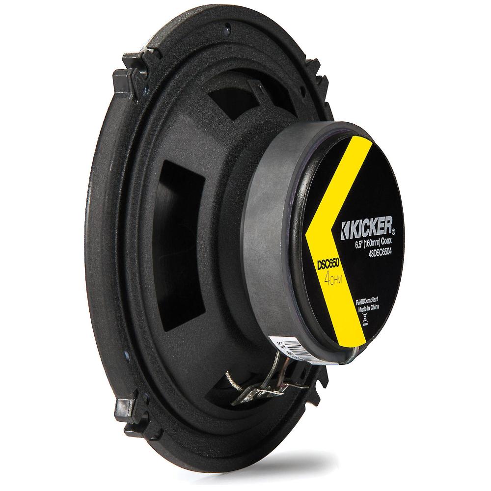 Kicker 43DSC6504 DS Series 6.5" 16.5cm 2 Way Car Door Coaxial Speakers 60w RMS - Image 7