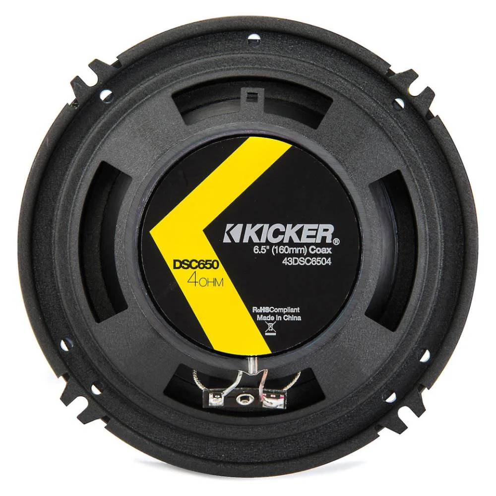 Kicker 43DSC6504 DS Series 6.5" 16.5cm 2 Way Car Door Coaxial Speakers 60w RMS - Image 8