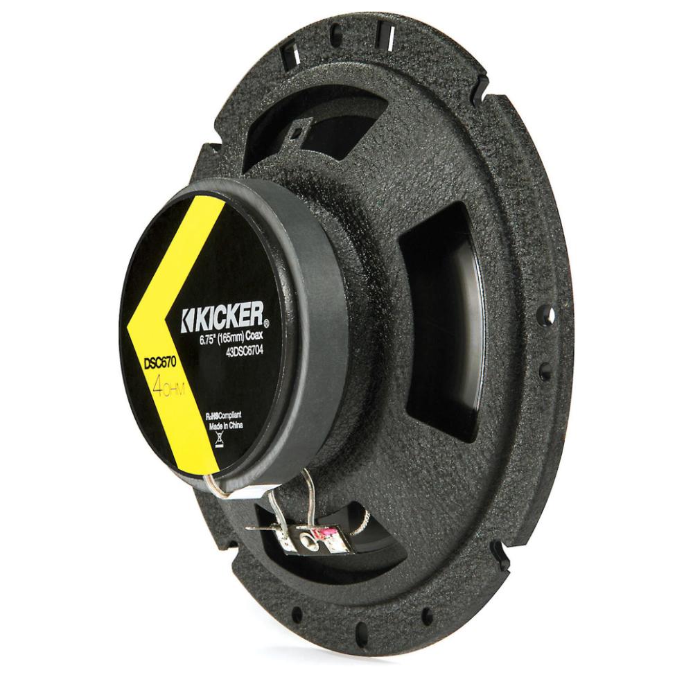 Kicker 43DSC6704 DS Series 6.75" 16.5cm 2 Way Car Door Coaxial Speakers 60w RMS - Image 8