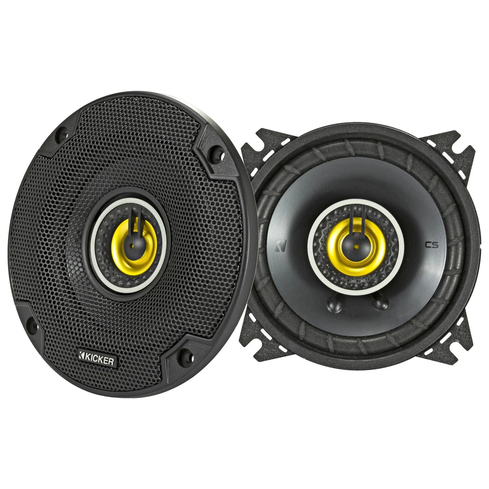Kicker 46CSC44 CS Series 4" 10cm 2 Way Car Door Dash Coaxial Speakers 50w RMS Pair - Image 5