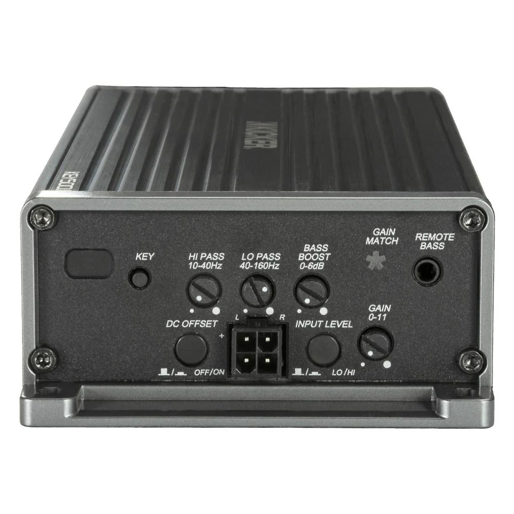 Kicker 47KEY500.1 Amp 1 Channel Smart Mono Subwoofer Car Amplifier up to 500w RMS - Image 5
